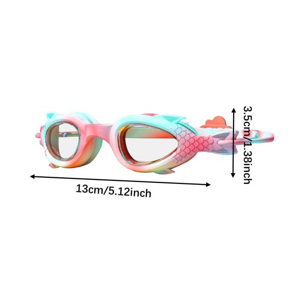 子供用水泳ゴーグル 水泳用アイウェア 曇り止め ダイビング 漫画競技プールグラス 3〜14歳の子供ゴーグル