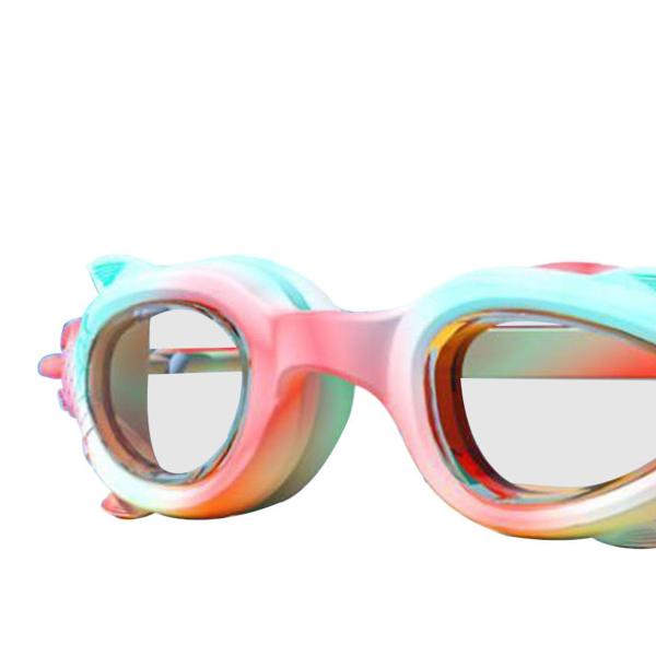 子供用水泳ゴーグル 水泳用アイウェア 曇り止め ダイビング 漫画競技プールグラス 3〜14歳の子供ゴーグル