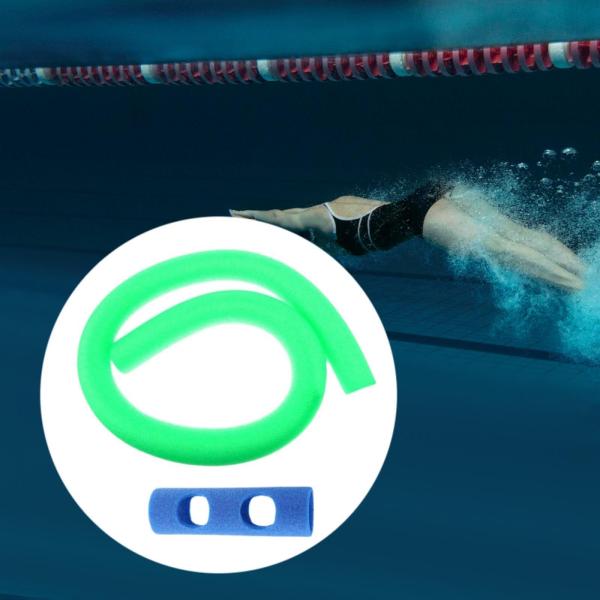 プールヌードル ポータブル 屋外 水遊びおもちゃ 多目的 水泳用 浮力スティック グリーン ブルー