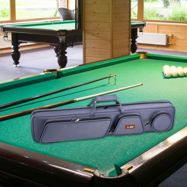 プールキューケース メンズ レディース キャリア 傷防止 アクセサリー ギフト プールキューポーチ ブルー