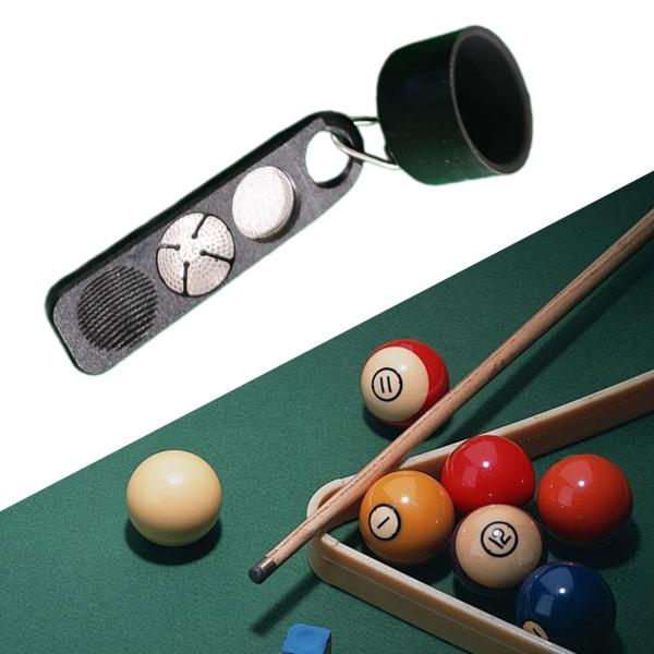 ビリヤード用チョークホルダー バーニッシャー グラインダー  初心者・愛好家向け ブラック