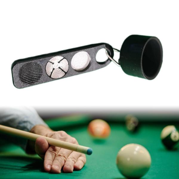 ビリヤード用チョークホルダー バーニッシャー グラインダー  初心者・愛好家向け ブラック