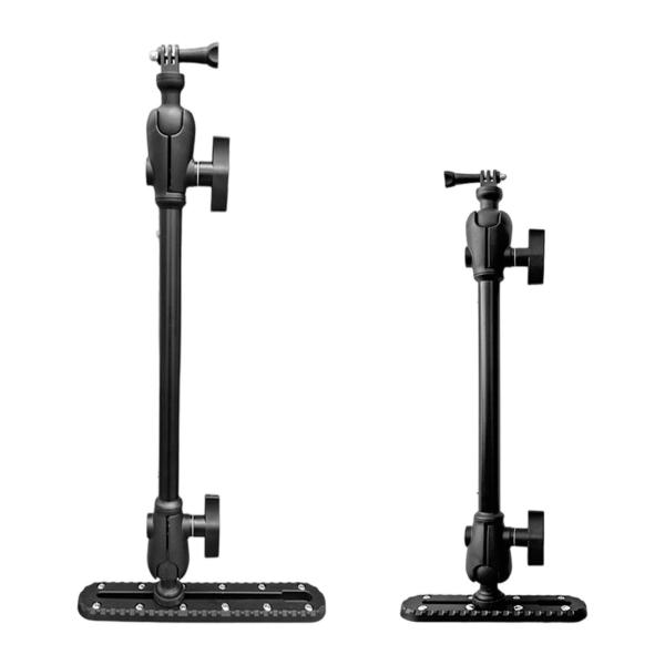 カヤックカメラマウント ポータブル 角度調整可能 軽量 スポーツカメラマウント 大型