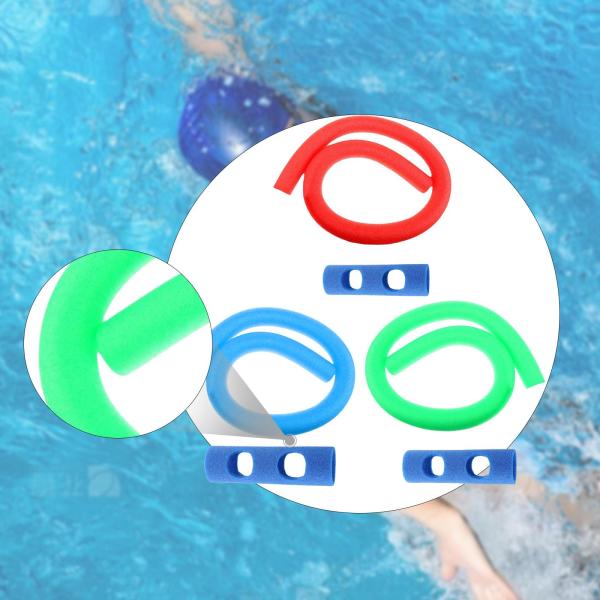 プールヌードル ウォータートイ 水浮力補助 フレキシブル補助ツール フロートスティック レッド