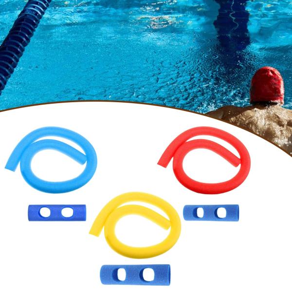フローティングプールヌードル 水泳トレーニング補助具 スイミングプールアクセサリー プールフロート ブルー