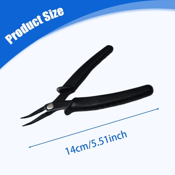 バドミントンラケットのストリングツール、先端が曲がったラケットストリングプライヤー、ジュエリー作り用