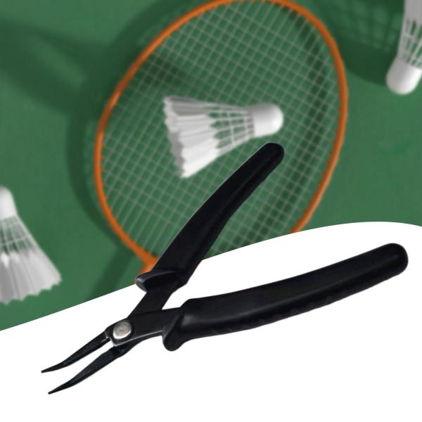 バドミントンラケットのストリングツール、先端が曲がったラケットストリングプライヤー、ジュエリー作り用