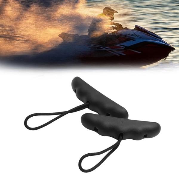 2 個セット カヤック用プルハンドル 10.5cmx9cm カヌー用キャリーハンドル コードアクセサリー付き カヤック