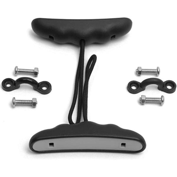 2 個セット カヤック用プルハンドル 10.5cmx9cm カヌー用キャリーハンドル コードアクセサリー付き カヤック