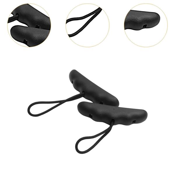 2 個セット カヤック用プルハンドル 10.5cmx9cm カヌー用キャリーハンドル コードアクセサリー付き カヤック
