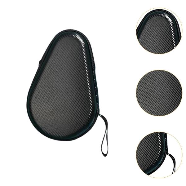 卓球パドルケース 耐摩耗性 ポータブル スポーツアクセサリー ギフト ブラック