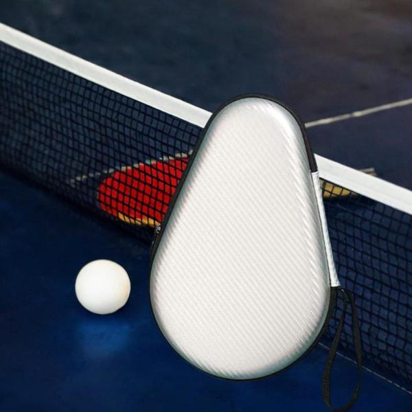 卓球パドルケース 耐摩耗性 ポータブル スポーツアクセサリー ギフト 銀