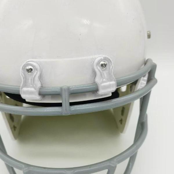 ラグビーヘルメットクリップ固定ネジファスナー機器ユニバーサルヘルメット修理キットアイスホッケーフットボール用ハードウェア