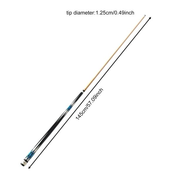 1/2スプリットプールキュースティック木製ビリヤードスティック多機能ポータブルビリヤードキュー木製プロプレーヤー用