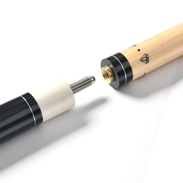 1/2スプリットプールキュースティック木製ビリヤードスティック多機能ポータブルビリヤードキュー木製プロプレーヤー用