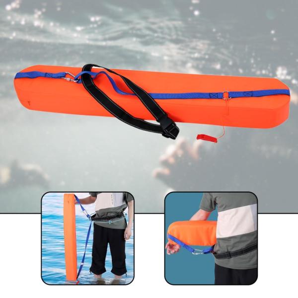 ライフガードチューブ 水泳補助具 水泳トレーニング用 ウォータースポーツ アウトドアスポーツ オレンジ