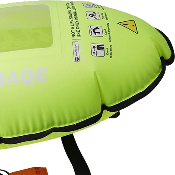 30L 視認性の高いスイムブイフロート オープンウォータースイミングのトレーニング用 グリーン