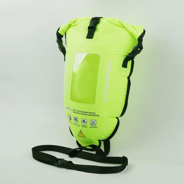 30L 視認性の高いスイムブイフロート オープンウォータースイミングのトレーニング用 グリーン