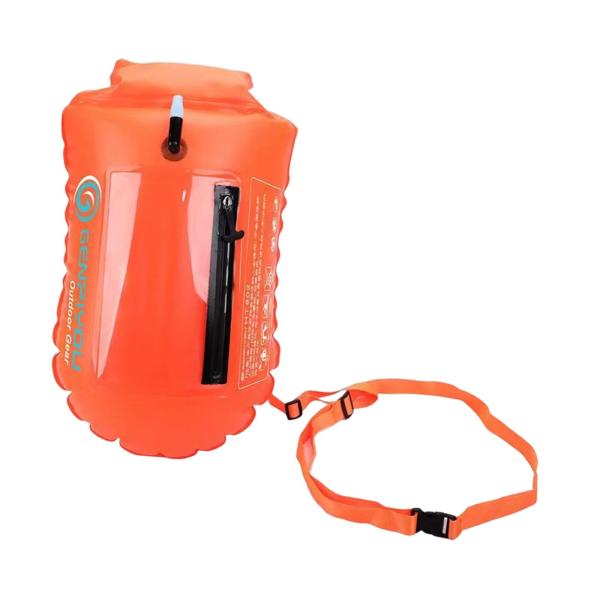 スイムブイ プロフェッショナル 軽量 ハイキング 釣り シュノーケリング用アクセサリー オレンジ