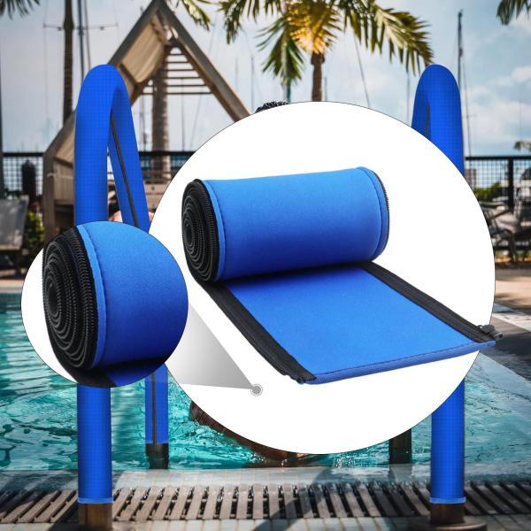 プール手すりカバー 洗える 埋め込み式プール用 防水手すりカバー 180cmx15cm