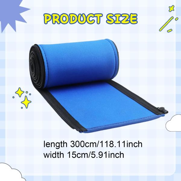 プール手すりカバー 洗える 埋め込み式プール用 防水手すりカバー 300cmx15cm