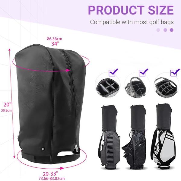 ゴルフバッグ用レインカバー ゴルフ用品 クラブ保護 ドライビングレンジレインフードケープ
