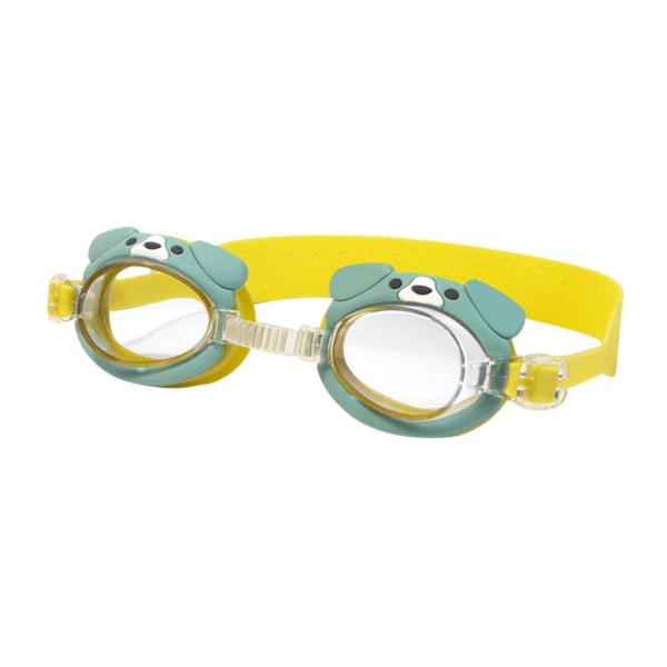 子供用水泳ゴーグル 防水 快適 メガネ ビーチ プール ウォータースポーツ イエロードッグ