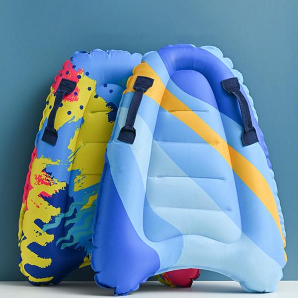 大人用 子供用 インフレータブルサーフボード ハンドル付き PVC インフレータブルプールラフト ビーチ マルチ