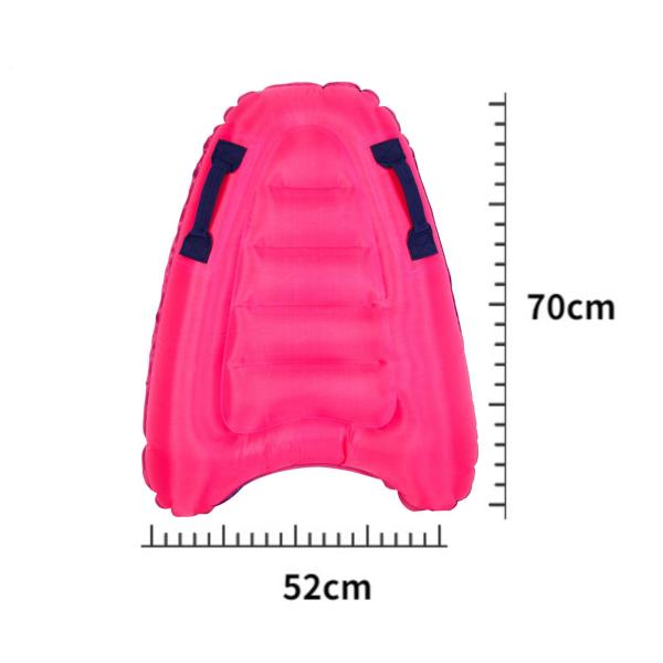 大人用 子供用 インフレータブルサーフボード ハンドル付き PVC インフレータブルプールラフト ビーチ ピンク