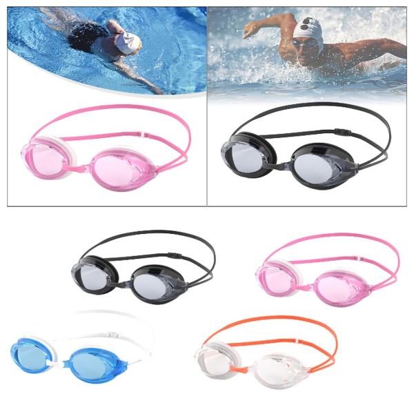 シリコン製スイミングゴーグル 軽量 ソフト アイウェア ダイビング アウトドア 屋内 ブラック