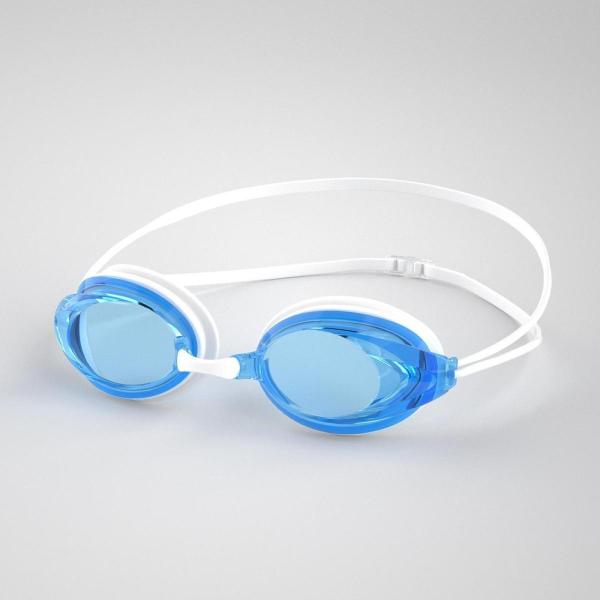 シリコン製スイミングゴーグル 軽量 ソフト アイウェア ダイビング アウトドア 屋内 ブルー