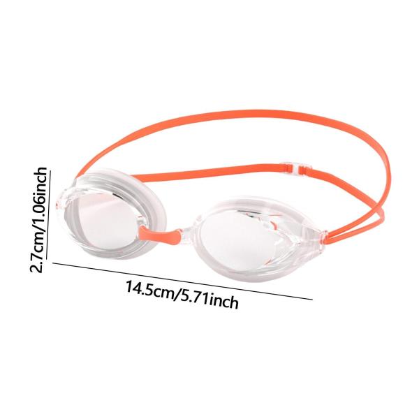 シリコン製スイミングゴーグル 軽量 ソフト アイウェア ダイビング アウトドア 屋内 オレンジ