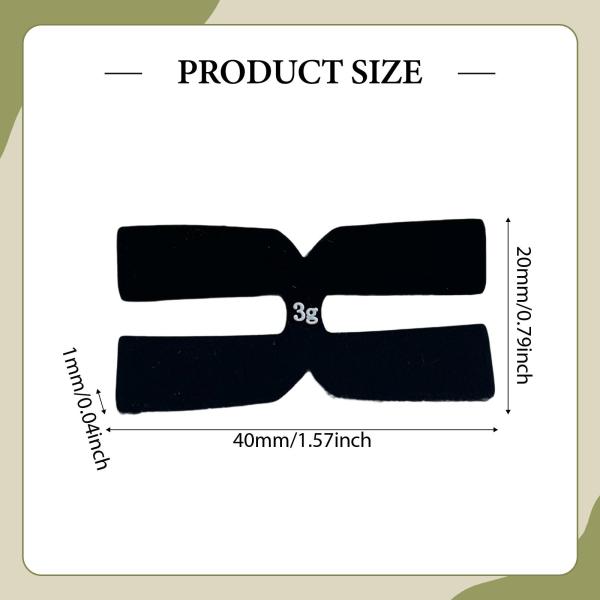 テニスラケットウェイトバランスストリップ ポータブル ラケット/スポーツシリコン ブラック