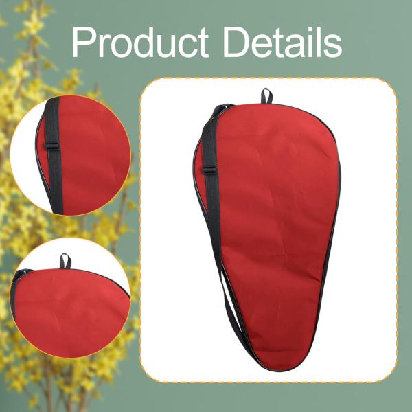 テニスラケットカバーバッグ キャリーケース 軽量 女用 男用 多機能 防水 ラケットキャリーバッグ レッド