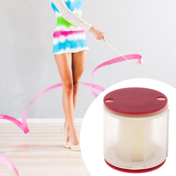 新体操リボン収納ケース 体操用アクセサリーワインダー パープル