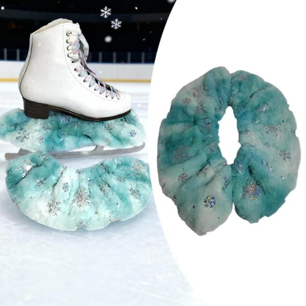 アイススケートブレードカバー 大人用 フィギュアスケート アイススケート ホッケースケート用 グリーン