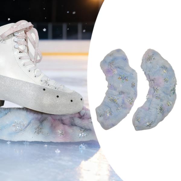 アイススケートブレードカバー 大人用 フィギュアスケート アイススケート ホッケースケート用 ブルー