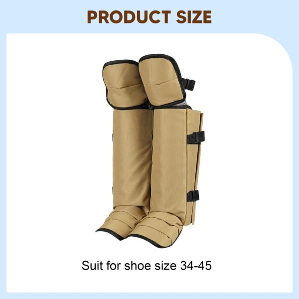 レッグゲイター ポータブル 延長レッグガード アウトドアスポーツ 登山 ウォーキング用 イエロー