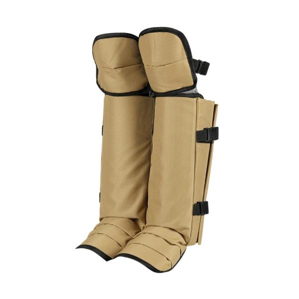 レッグゲイター ポータブル 延長レッグガード アウトドアスポーツ 登山 ウォーキング用 イエロー