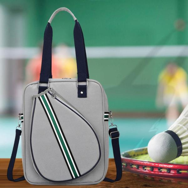 テニストートバッグ 防水 旅行 日常活動 フィットネスセッション グレー クロスボディ