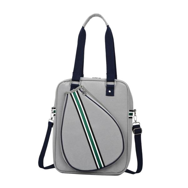 テニストートバッグ 防水 旅行 日常活動 フィットネスセッション グレー クロスボディ