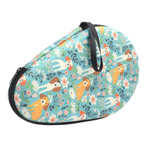 卓球ラケットカバーポーチ ピンポンパドルケース スポーツ競技用 グリーン