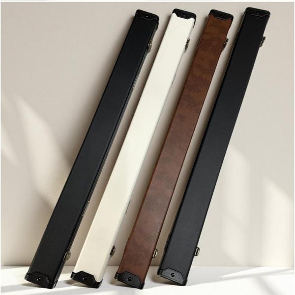 プールキューケース プールビリヤードアクセサリー スタイリッシュ ポータブル プールキュースティックボックス ブラウン