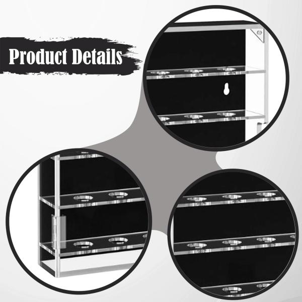 ゴルフボールディスプレイケース クリアショーケース ボール25個収納