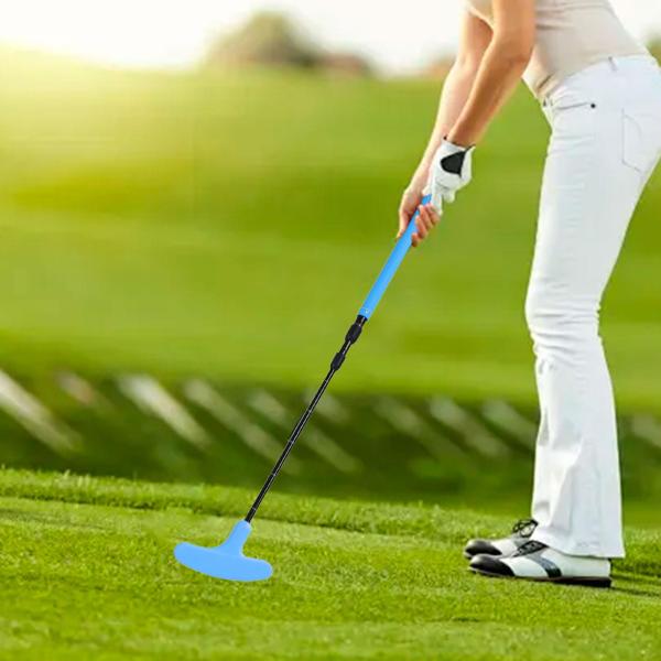 ゴルフパタートレーニング 双方向滑り止め 子供用パター 大人 子供 男性 女性用 ブルー