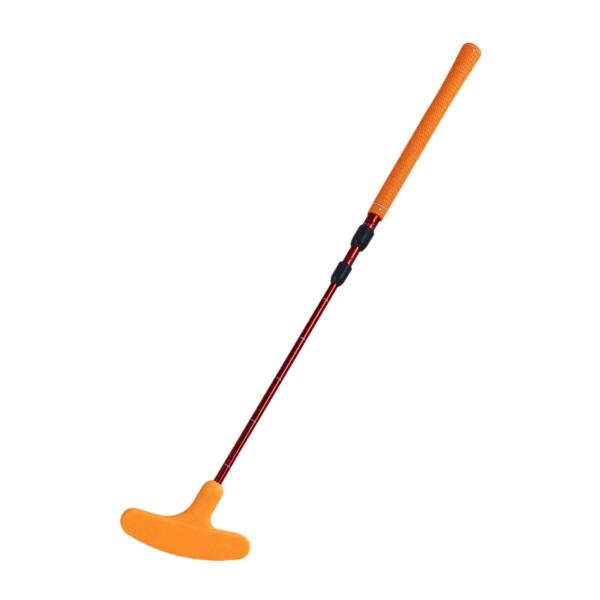 ゴルフパタートレーニング 双方向滑り止め 子供用パター 大人 子供 男性 女性 オレンジ