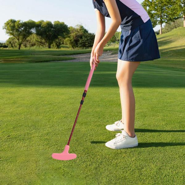 ゴルフパタートレーニング 双方向滑り止め 子供用パター 大人 子供 男性 女性 ピンク