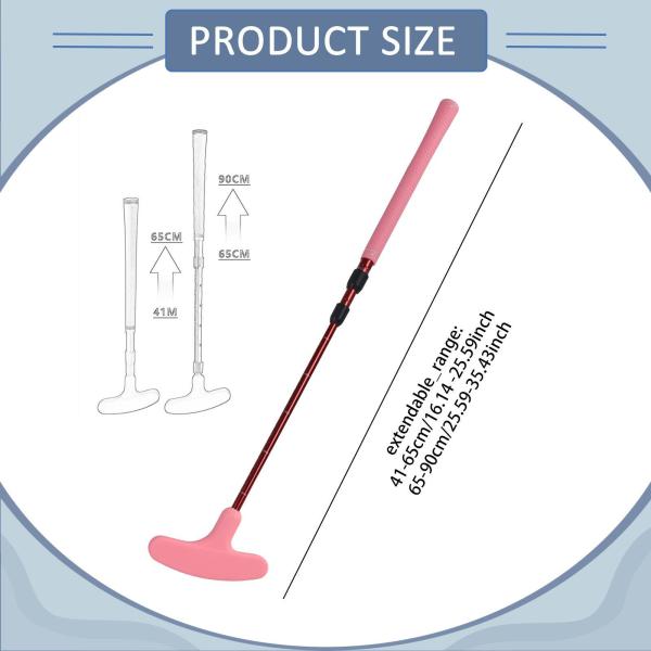 ゴルフパタートレーニング 双方向滑り止め 子供用パター 大人 子供 男性 女性 ピンク