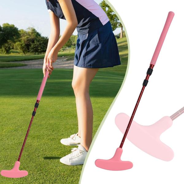 ゴルフパタートレーニング 双方向滑り止め 子供用パター 大人 子供 男性 女性 ピンク