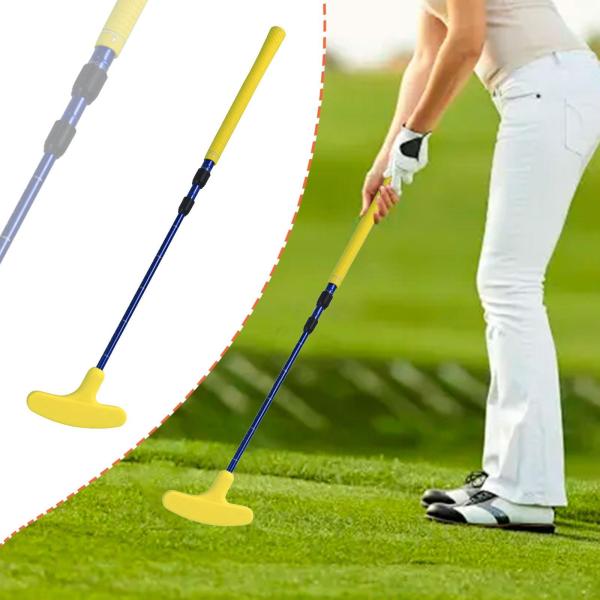 ゴルフパタートレーニング 双方向滑り止め 子供用パター 大人 子供 男性 女性 イエロー
